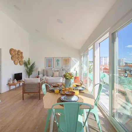 Apartmán Ocean Balcony Penthouses, By Timecooler Costa de Caparica