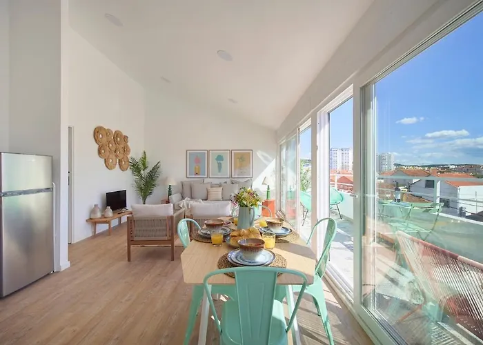 Διαμέρισμα Ocean Balcony Penthouses, By Timecooler Costa de Caparica